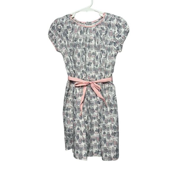 Carter's Other - Just One You by Carter’s Girls Owl Print Dress Pink Belt Size 6